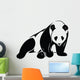 Isolated Panda Illustration Wall Decal