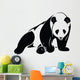 Isolated Panda Illustration Wall Decal