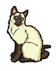 Siamese Cartoon Cat Wall Decal