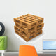 Four pallets stack Wall Decal