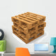 Four pallets stack Wall Decal