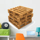 Four pallets stack Wall Decal