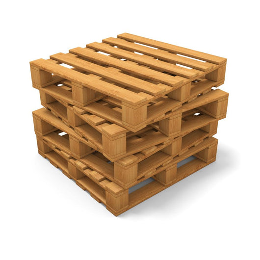 Four pallets stack Wall Decal