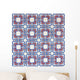 Azulejo with Red Squares Wall Mural
