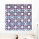 Azulejo with Red Squares Wall Mural
