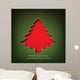 Christmas Tree Cut Textile