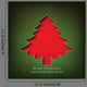 Christmas Tree Cut Textile