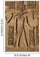 Carving of Sobek at Kom Ombo Wall Mural