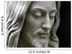 Jesus black and white, close-up Wall Mural