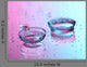 Contact Lenses Pink-blue