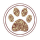 Paw Print Wall Mural