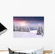Beautiful Winter Landscape Mountains