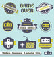 Vector Set Vintage Video