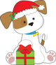 Christmas Puppy Wall Decal
