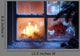 Frosted Window with Christmas