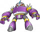 Purple Robot Warrior Vector