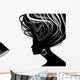 Woman Face Silhouette with
