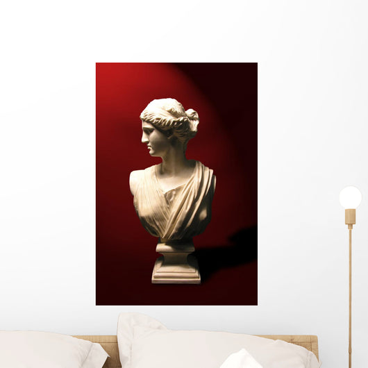 statue bust of a roman goddess Wall Mural