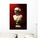 statue bust of a roman goddess Wall Mural