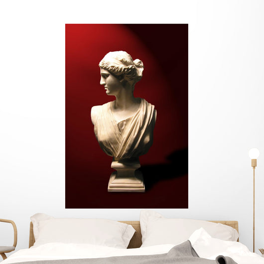statue bust of a roman goddess Wall Mural