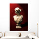 statue bust of a roman goddess Wall Mural