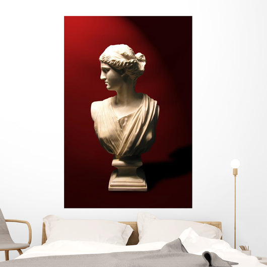statue bust of a roman goddess Wall Mural