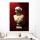 statue bust of a roman goddess Wall Mural