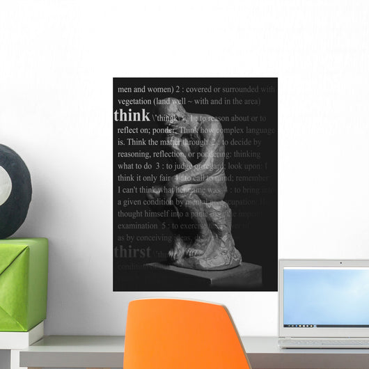 thinking Wall Mural
