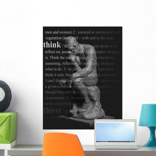 thinking Wall Mural