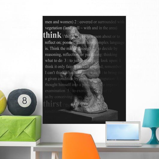 thinking Wall Mural