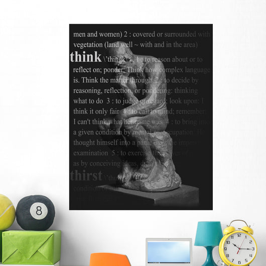 thinking Wall Mural