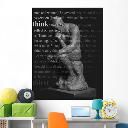 thinking Wall Mural