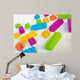 Colorful Lego Blocks Wall Mural