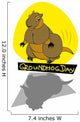 Groundhog Day Wall Decal