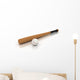 Baseball Bat and Ball Wall Decal