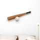 Baseball Bat and Ball Wall Decal
