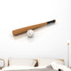 Baseball Bat and Ball Wall Decal