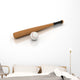 Baseball Bat and Ball Wall Decal