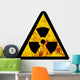 Bloody Nuclear sign Wall Decal
