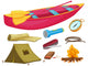 Various Camping Objects Wall Decal