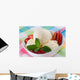 vanilla ice cream Wall Mural