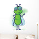 Insect Cartoon Character Wall Decal