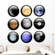System Solar Buttons Wall Decal