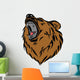 Grizzly bear head Wall Decal