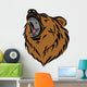 Grizzly bear head Wall Decal