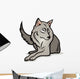 Cartoon Wolf Wall Mural