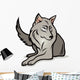 Cartoon Wolf Wall Mural