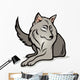 Cartoon Wolf Wall Mural