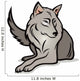 Cartoon Wolf Wall Mural
