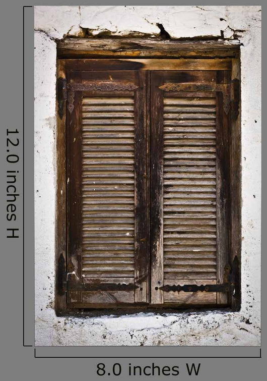 Traditional Old Wooden Window